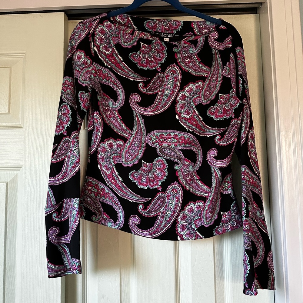 Rampage Bell Sleeve Blouse